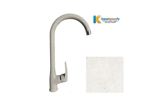 Смеситель GranFest QUARZ GF-Z3424 U-обр. D-35mm цвет Белый