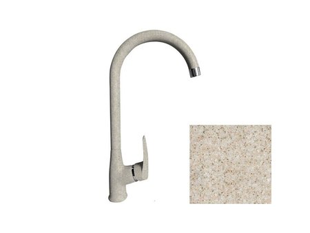 Смеситель GranFest QUARZ GF-Z3424 U-обр. D-35mm цвет Песочный