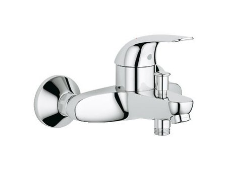 Смеситель GROHE EUROECO арт.32743000 для ванны кор.излив без аксессуаров